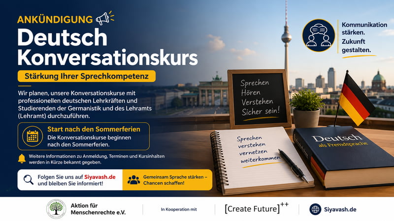 📢 Ankündigung zum Start unserer Deutsch-Konversationskurse