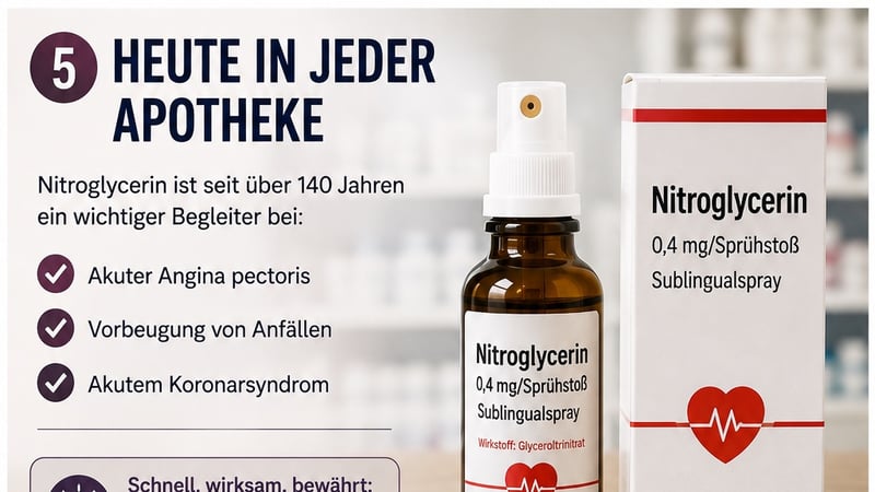 Nitroglycerin: Vom Sprengstoff zum Lebensretter – Eine Geschichte der Medizin