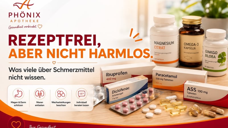 Rezeptfrei, aber nicht harmlos: Was Sie wissen sollten