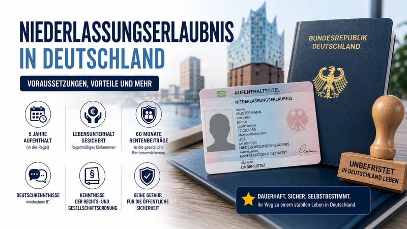 Постоянный вид на жительство в Германии