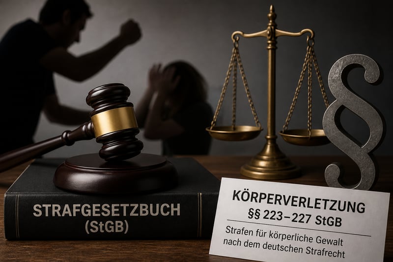 Körperliche Gewalt im deutschen Strafrecht.