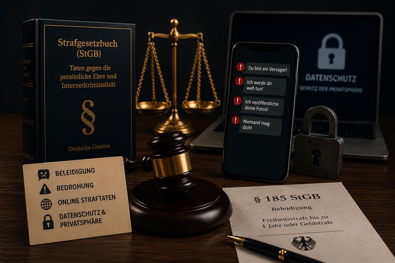 Insults & Threats in German Law (§ 185, § 241 StGB): Penalties Explained